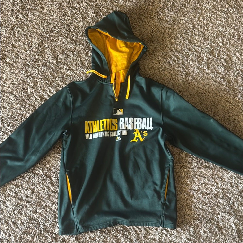 Majestic Athletics Baseball Team Hoodie